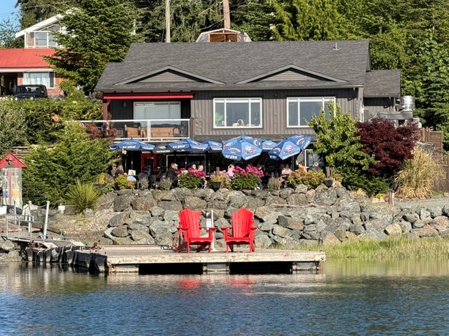 Restaurant/pub across the marina